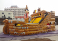 Китай Скольжение корабля пирата прочного брезента PVC гигантское коммерчески раздувное для ренты экспортер