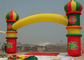 Прокат аркы двойных слоев раздувной с Baloon в желтой/зеленом цвете/красном цвете поставщик