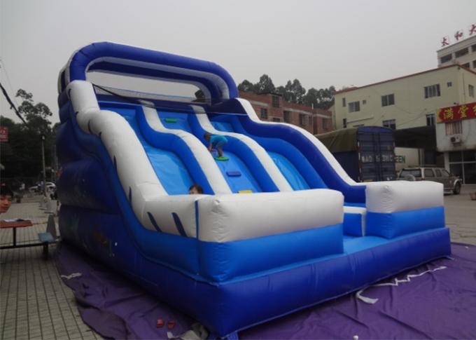 скольжение воды Commercia спортивной площадки взрослых и малышей PVC 0.55mm голубое гигантское раздувное для партии