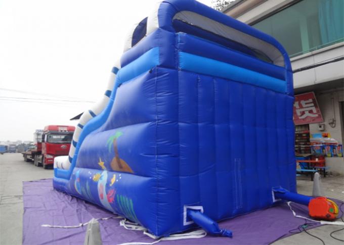 скольжение воды Commercia спортивной площадки взрослых и малышей PVC 0.55mm голубое гигантское раздувное для партии