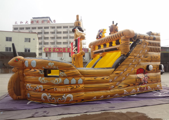 Китай Скольжение корабля пирата прочного брезента PVC гигантское коммерчески раздувное для ренты поставщик