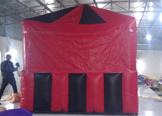 Китай Кубик красных/черноты малый сформировал раздувной шатер воздуха для брезент PVC Wedding или выставки поставщик