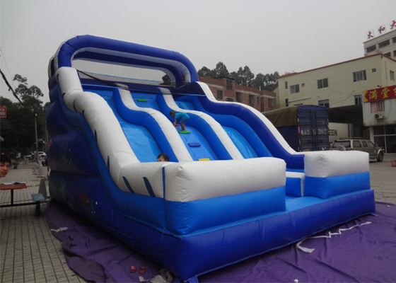 Китай скольжение воды Commercia спортивной площадки взрослых и малышей PVC 0.55mm голубое гигантское раздувное для партии поставщик