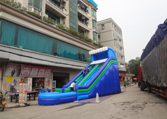 Китай Скольжение задворк брезента PVC сини 0.55mm/домашних раздувное воды для взрослого n ягнится поставщик