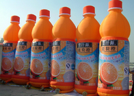 Продукты рекламы бутылки апельсинового сока раздувные при полное подгонянное печатание